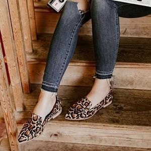 Dr School’s Women Faxon Leopord Print Loafer